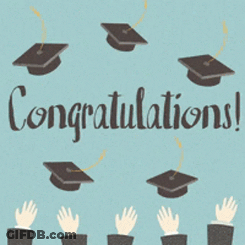 Graduates Throwing Caps In Air GIF
