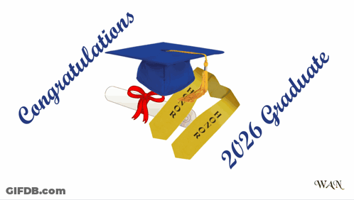 Graduation Cap And Diploma 2022 GIF