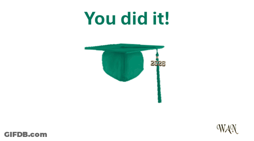 Graduation Cap And Diploma Congratulations GIF