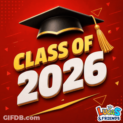 Graduation Cap Class Of 2026 GIF