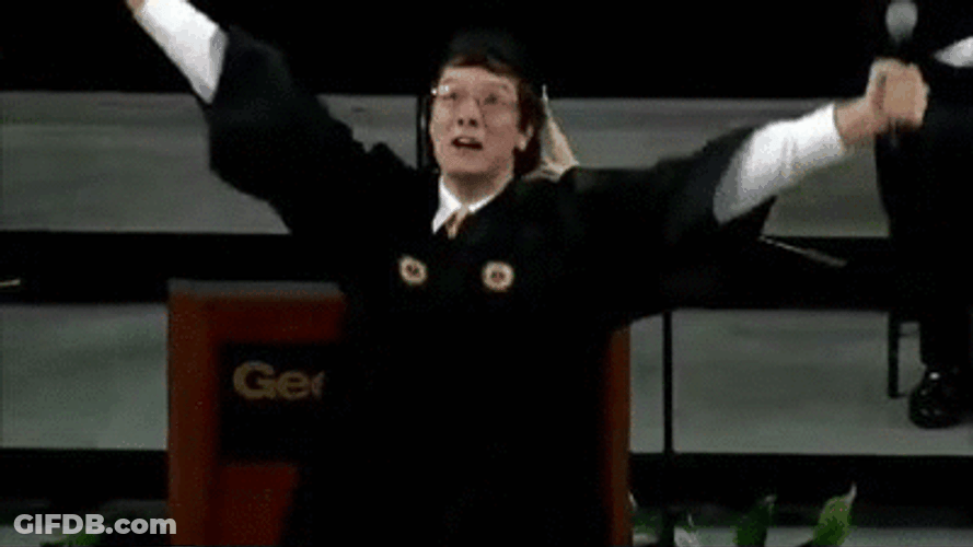 Graduation Ceremony Speech GIF