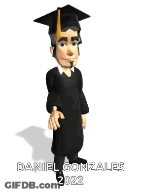 Graduation Man With Daniel Gonzales 2022 GIF