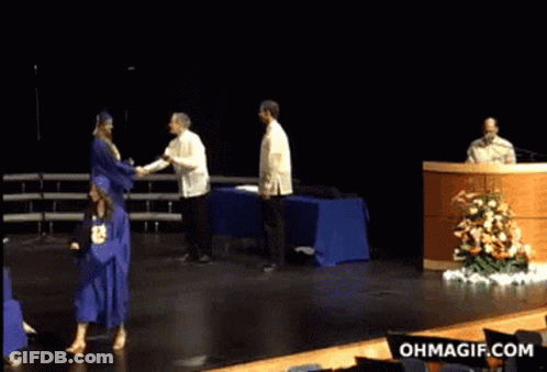 Graduation Woman Dancing GIF
