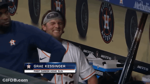 Grae Kesinger Is A First Career Home Run GIF
