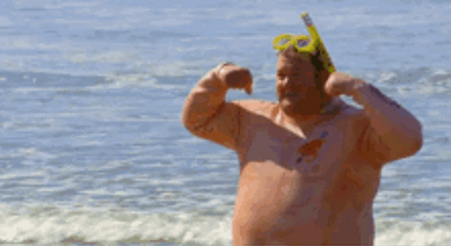 Graham Elliot Beach Body GIF