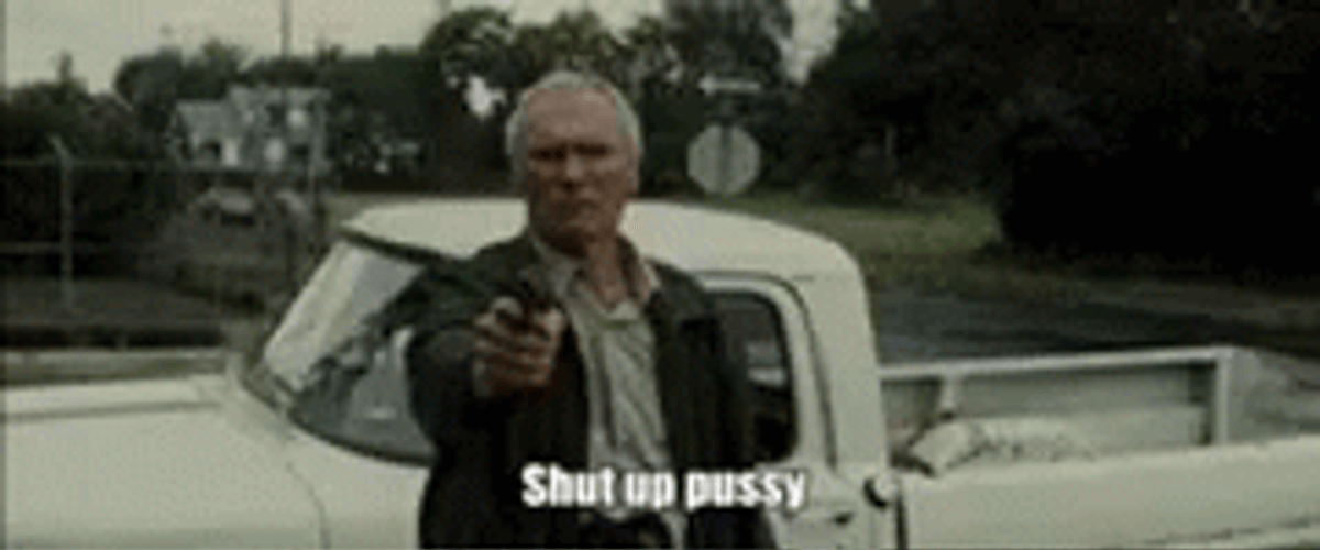 Gran Torino Clint Eastwood Made Them Shut Up GIF