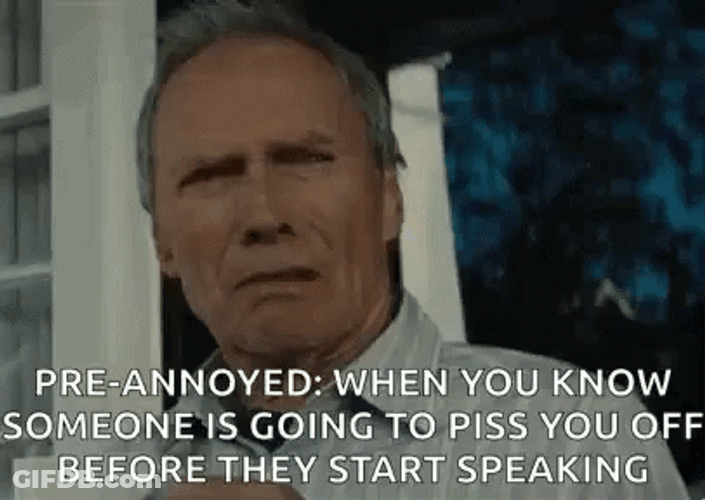 Gran Torino Clint Eastwood Pissed Off GIF
