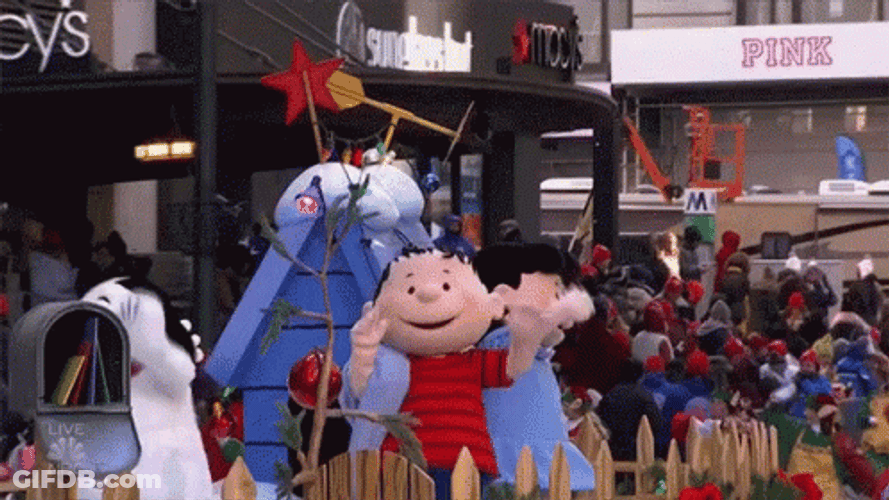 Grand Parade Peanuts Snoopy Thanksgiving GIF