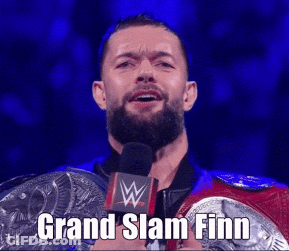 Grand Slam Finn Balor GIF