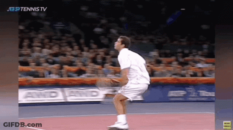 Grand Slam Strong Tennis Smash GIF