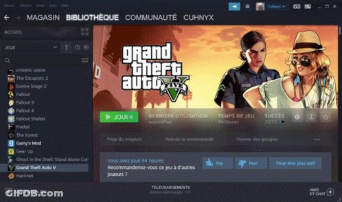 Grand Theft Auto 5 Is Being Played On A Computer GIF