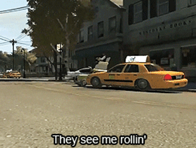 Grand Theft Auto They See Me GIF
