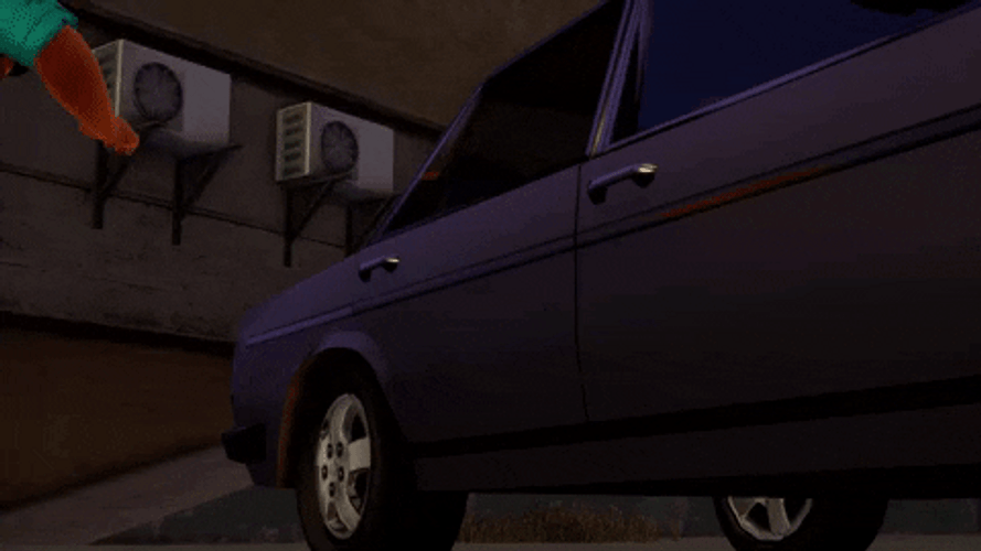 Grand Theft Auto Tommy Jumped Car GIF