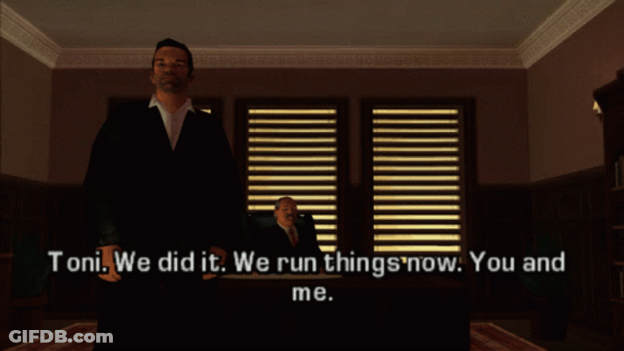 Grand Theft Auto Toni Run Things We Did It GIF