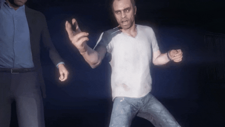 Grand Theft Auto Trevor Philips Pointing GIF