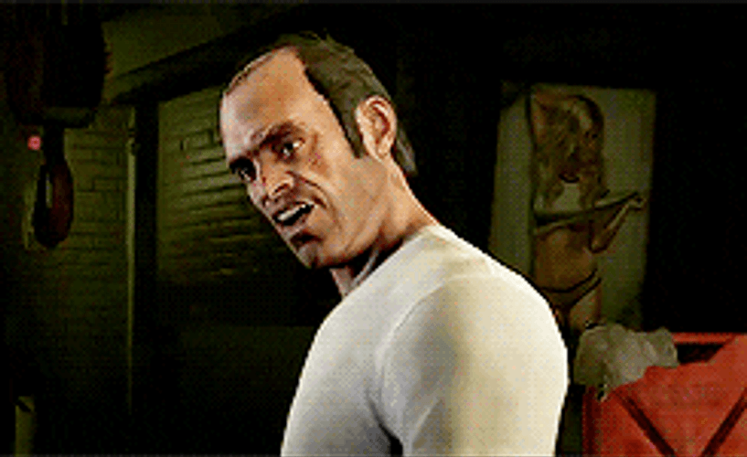 Grand Theft Auto Trevor Philips Staring GIF