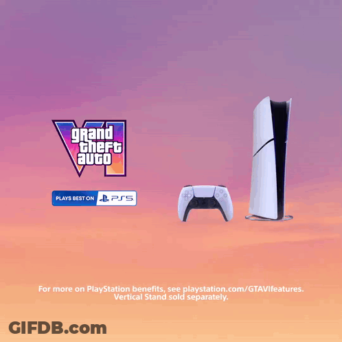 Grand Theft Auto V Ad On PlayStation GIF