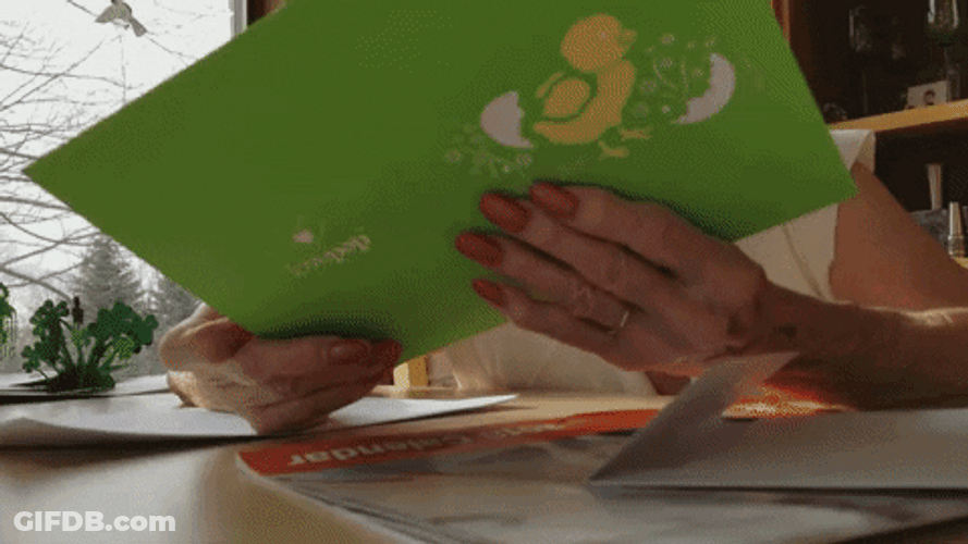 Grandma Checking Happy Birthday Grandma Card GIF