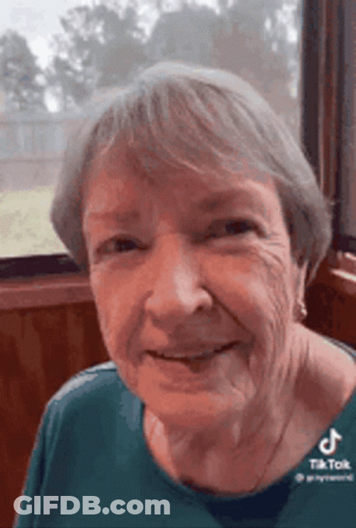 Grandma Getting Slapping Face GIF