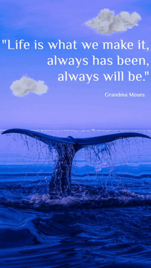 Grandma Moses Motivational Quotes GIF