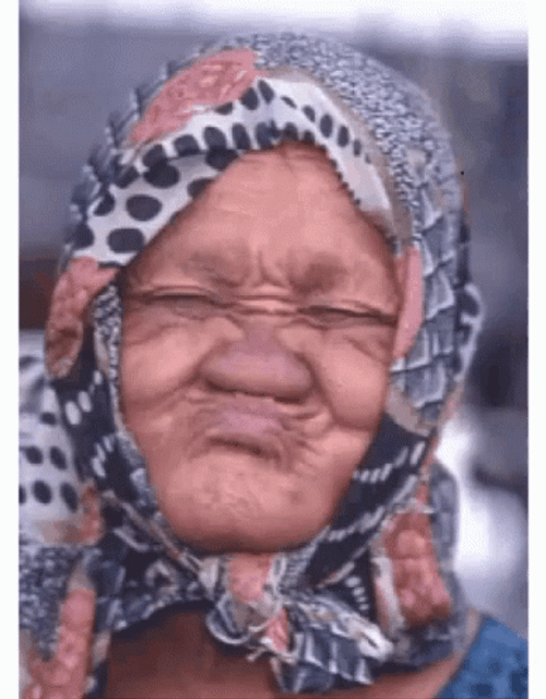 Grandma Pout Lips No Teeth GIF