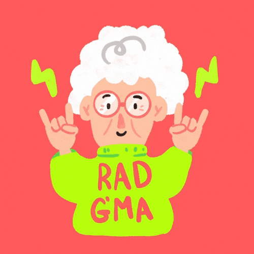 Grandma Rock On Happy 65Th Birthday GIF