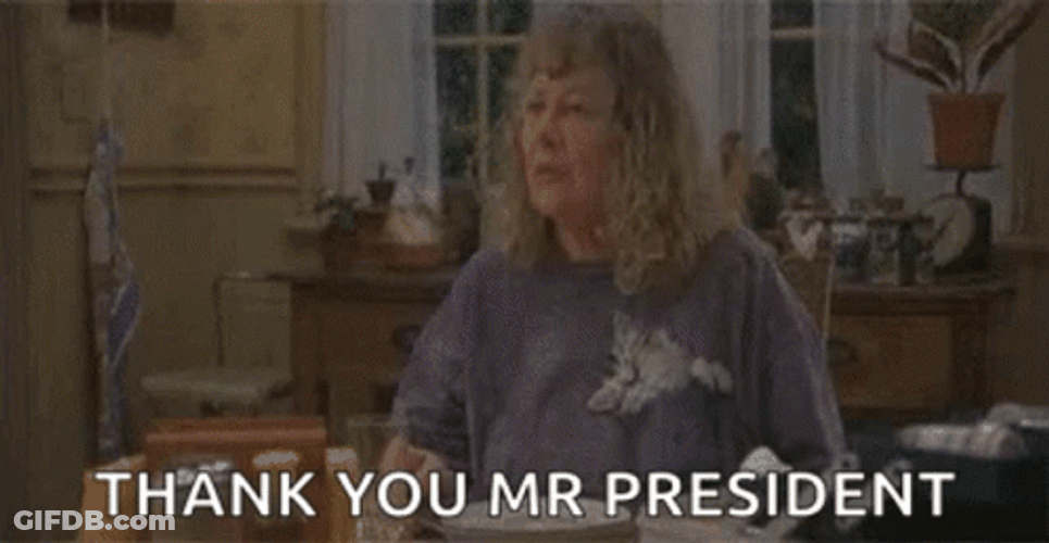Grandmas Boy Thank You Mr. President GIF