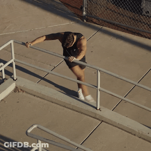 Grandstand Best Venue For Warming Up GIF