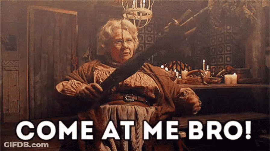 Granny Come At Me Bro GIF