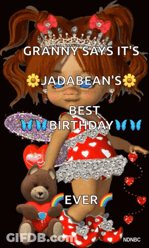 Granny Says Jada Bean's Best Birthday Ever GIF