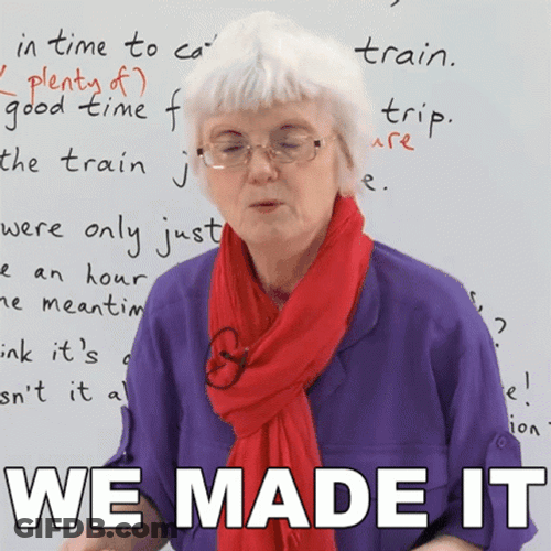 Granny We Made It GIF