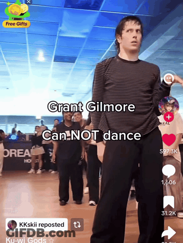 Grant Gilmore Can't Dance Video GIF