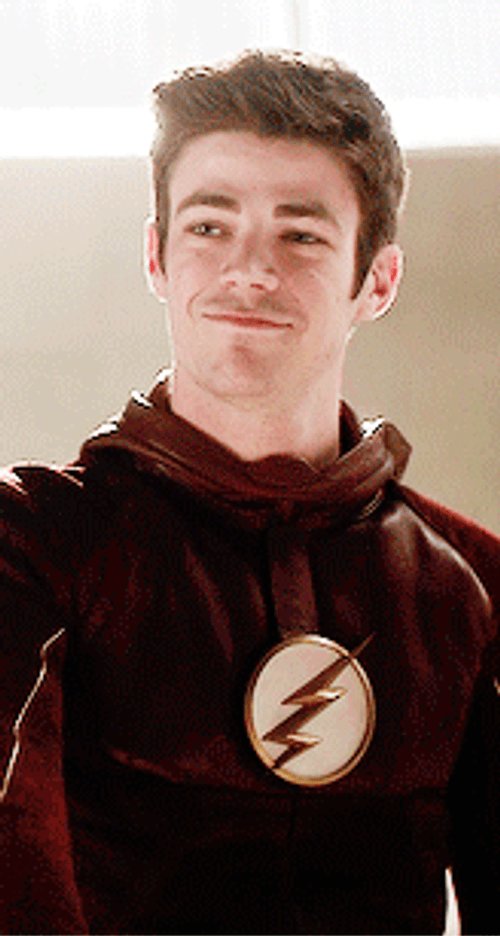 Grant Gustin Flash Thumbs Up GIF