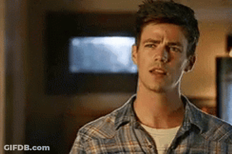 Grant Gustin The Flash Huh GIF
