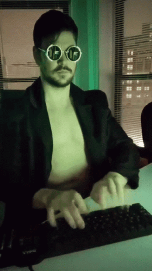 Grant Keyboard Warrior Hackerman GIF