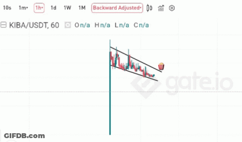 Graph Showing Price Of Kiba USDT GIF