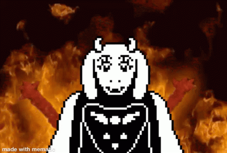 Graphic Monster Kill It With Fire GIF