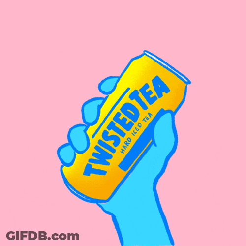 Grasping Twisted Tea GIF