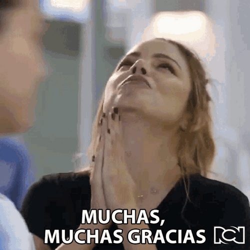 Grateful And Happy Johana Bahamon Muchas Gracias GIF