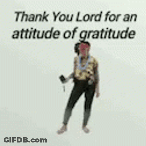 Grateful Attitude Of Gratitude GIF