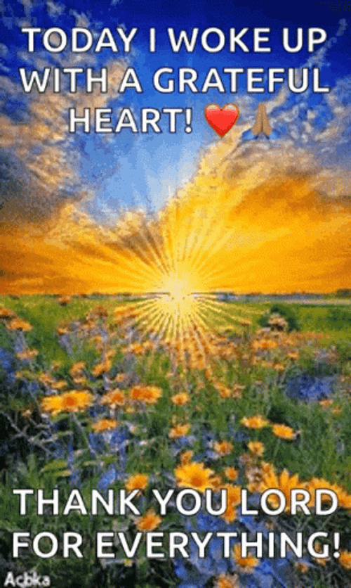 Grateful Lord For EveryThing GIF