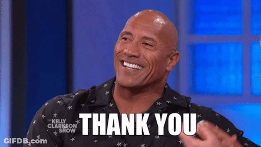 Grateful Thank You Dwayne Johnson GIF