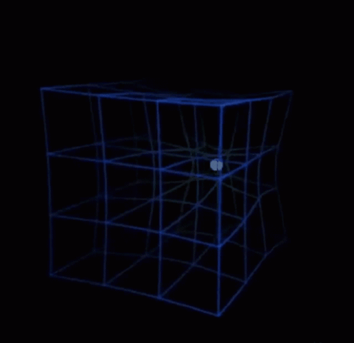 Gravity Curves Space Time GIF