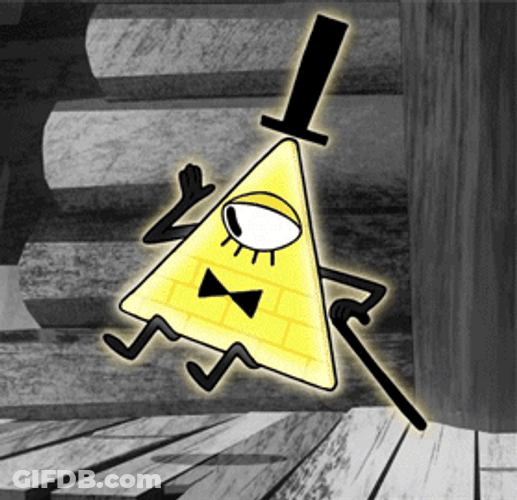 Gravity Falls Bill Cipher Chillin' GIF
