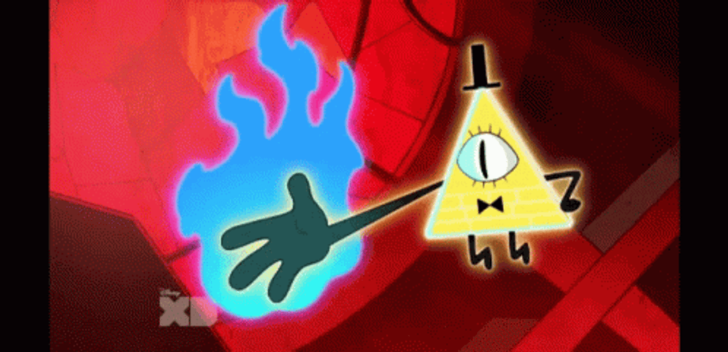 Gravity Falls Bill Cipher Hand GIF