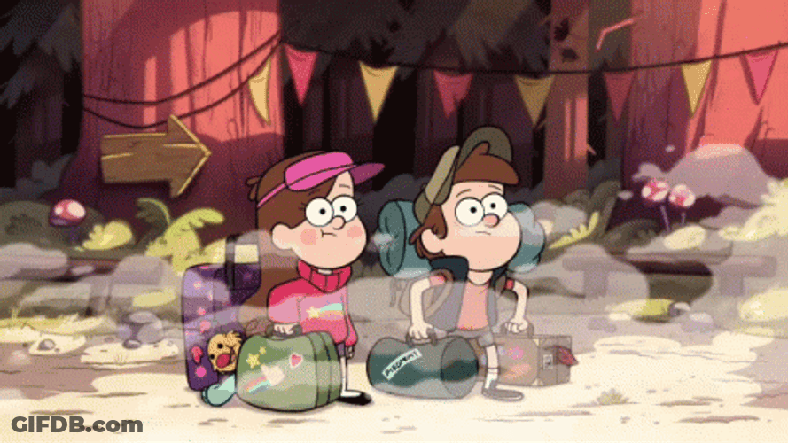 Gravity Falls Cast Got Surprised GIF