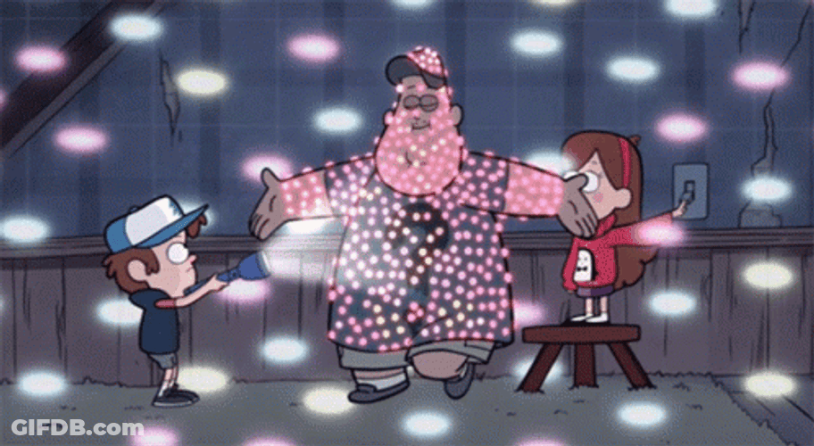 Gravity Falls Doing Disco Soos With Friends GIF