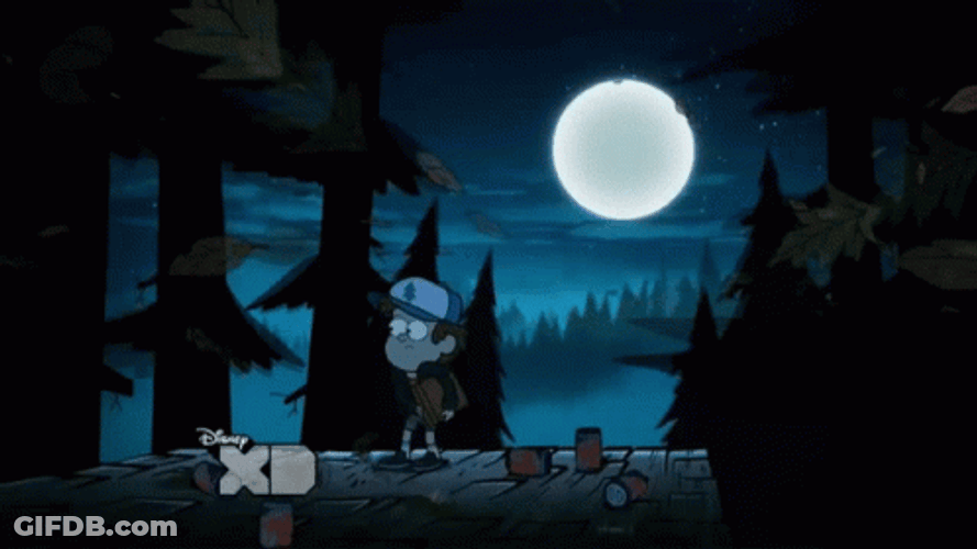 Gravity Falls Giant Monster Eye GIF
