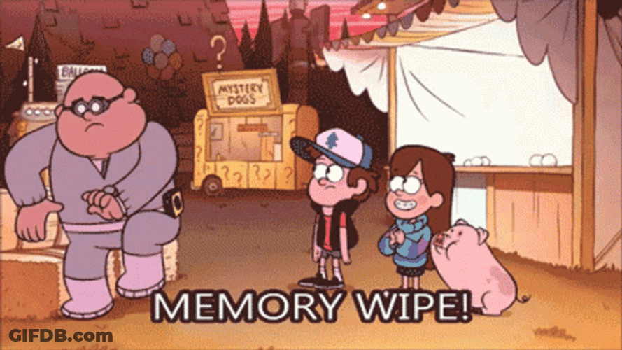 Gravity Falls Got Memory Wipe GIF