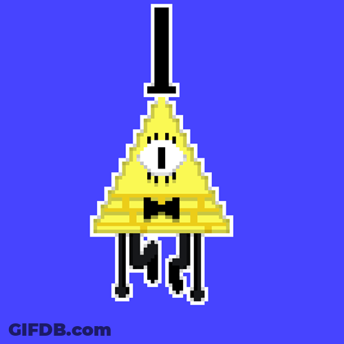 Gravity Falls Villain Bill Cipher GIF